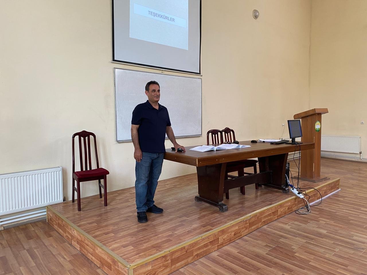 Dicle Universitetinin əməkdaşları ADAU tələbələri üçün mühazirə oxuyub - FOTO