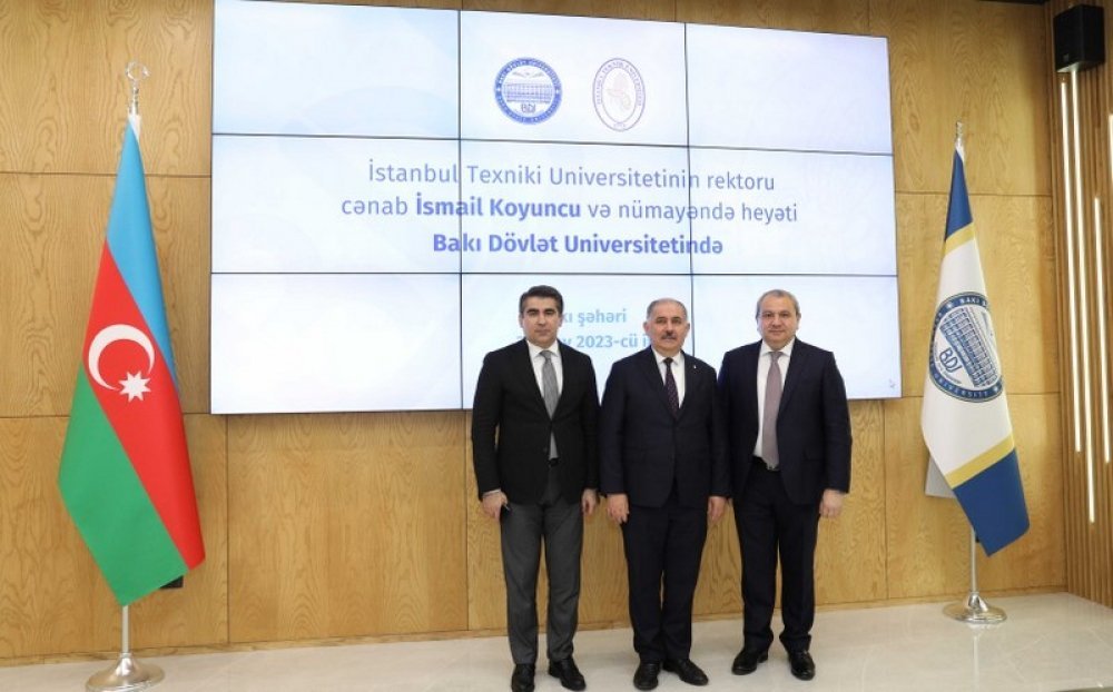 BDU İstanbul Texniki Universiteti ilə birgə layihələrə başlayır - FOTO