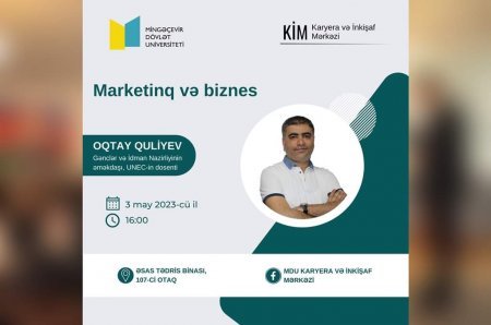 MDU-da seminar: "Marketinq və biznes" - FOTO