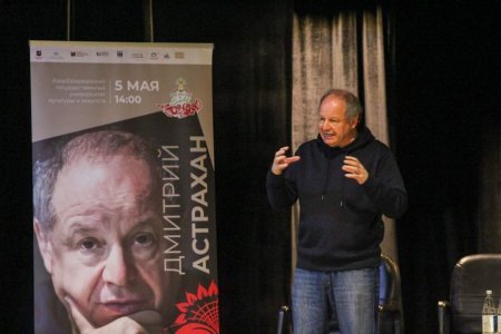 Rusiyalı məşhur rejissor Mədəniyyət və İncəsənət Universitetində - FOTO