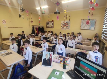 Xırdalan məktəbində "Sən elə bir zirvəsən" adlı tədbir keçirilib - FOTO