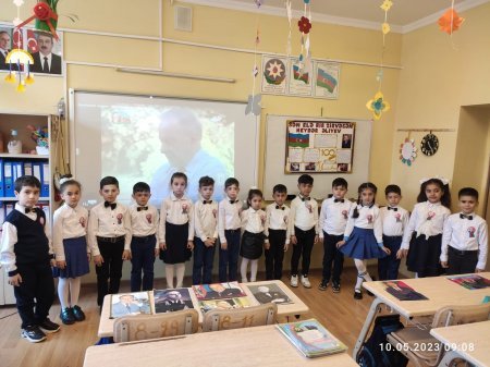 Xırdalan məktəbində "Sən elə bir zirvəsən" adlı tədbir keçirilib - FOTO