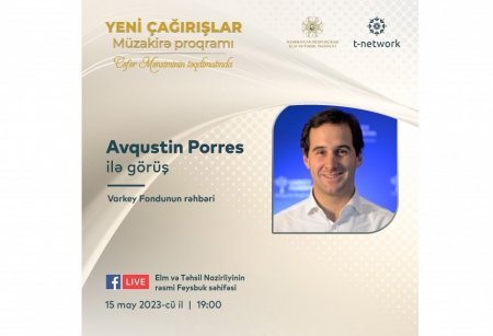 Varkey Fondunun direktoru “Yeni çağırışlar”da