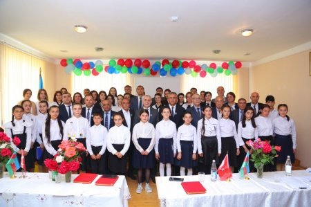 Oğuzun Qarabulaq kənd məktəbinin 125 yaşı tamam olub - FOTO