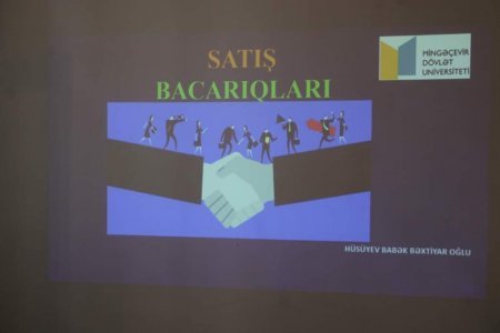 MDU-da seminar: “Satış bacarıqları” - FOTO