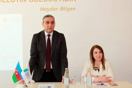 Mingəçevirdə “Heydər Əliyev İli” çərçivəsində elmi seminar keçirilib - FOTOLAR