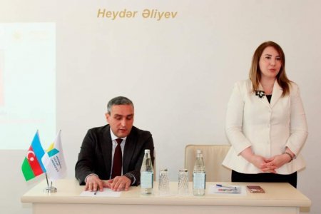 Mingəçevirdə “Heydər Əliyev İli” çərçivəsində elmi seminar keçirilib - FOTOLAR