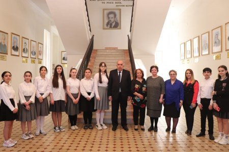 Məktəblilər akademik Yusif Məmmədəliyevin Memorial Muzeyini ziyarət ediblər - FOTO Məktəblilər akademik Yusif Məmmədəliyevin Memorial Muzeyini ziyarət ediblər - FOTO
