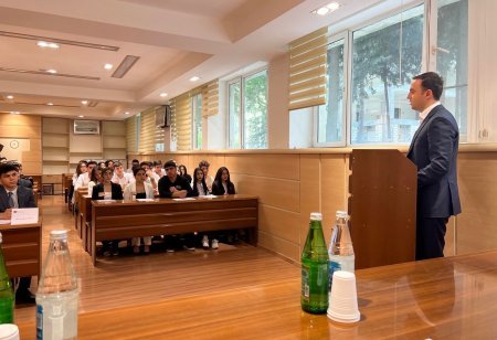 BDU-da "Almaniya Bundestaqının simulyasiyası" layihəsi keçirilib - FOTO