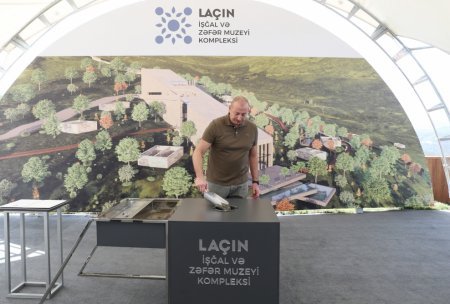 Laçında İşğal və Zəfər Muzeyi Kompleksinin təməli qoyulub - FOTO