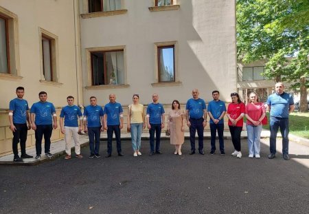 MDU kollektivi qanvermə aksiyasında iştirak edib - FOTO