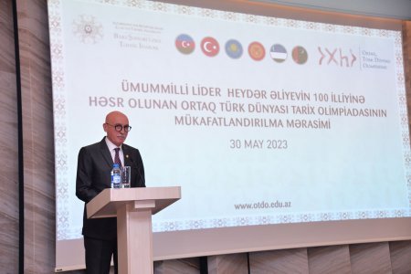 Ortaq Türk Dünyası Olimpiadası qaliblərinin mükafatlandırılma mərasimi keçirilib - FOTO
