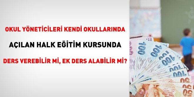 Məktəb rəhbərləri öz məktəblərində açılmış xalq maarif kursunda dərs deyə və ya əlavə kurslar keçə bilərmi?
