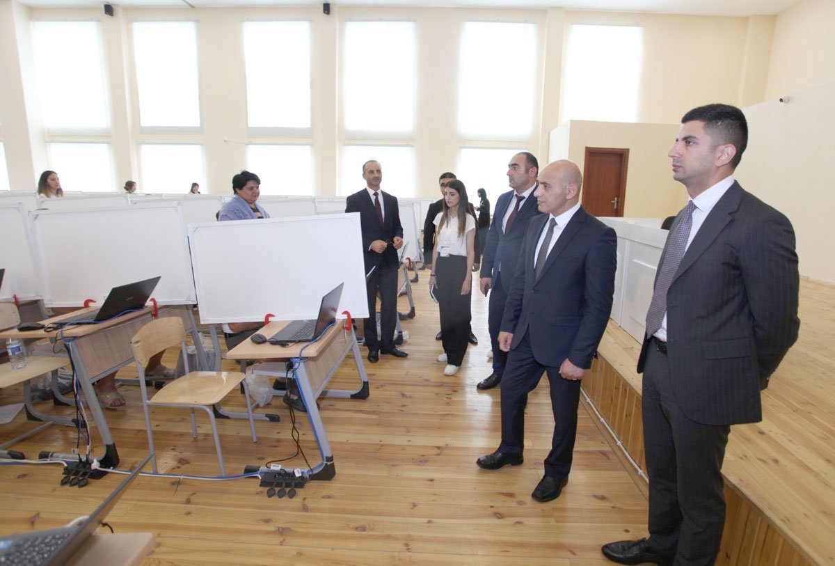 Bölgələrdə sertifikatlaşdırma imtahanları izlənilib