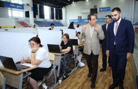Sertifikatlaşdırma imtahanlarının son günü izlənilib - FOTO