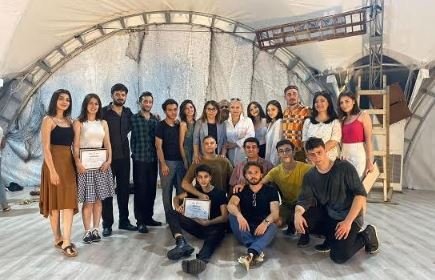 ADMİU-nun tələbə və məzunları Laçında teatr çəkilişlərində iştirak ediblər