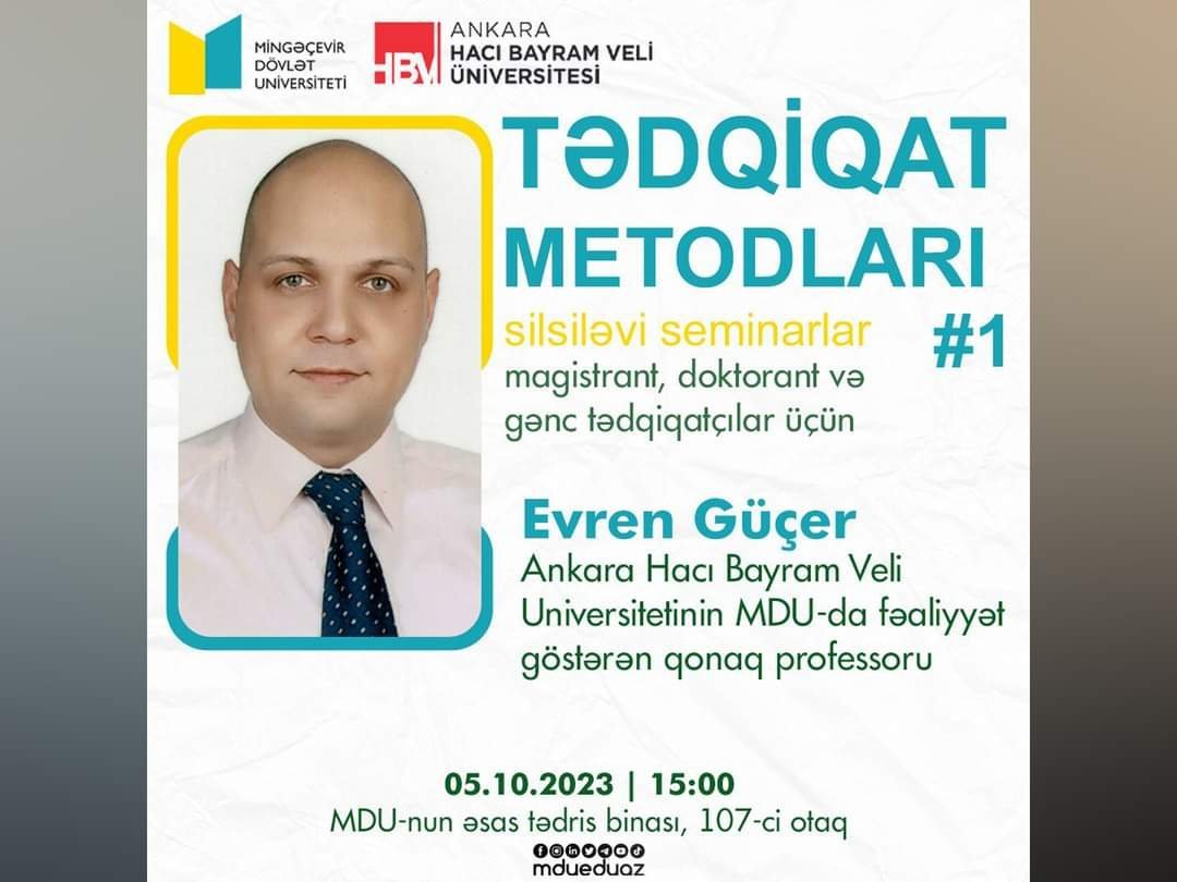 MDU-da “Tədqiqat metodları” mövzusunda seminar keçirilib - FOTO