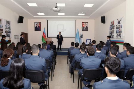 Gömrük Akademiyasında “TGT nədir?” mövzusunda infosessiya keçirilib - FOTO