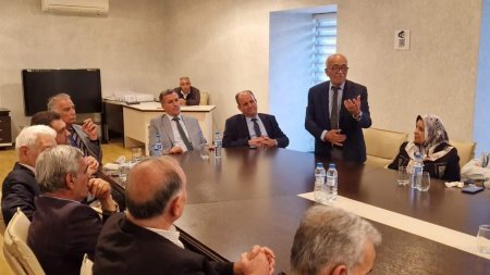 Mətbuat Şurası ilə Kərkük Kültür Dərnəyi arasında Əməkdaşlıq Memorandumu imzalanıb - FOTOLAR