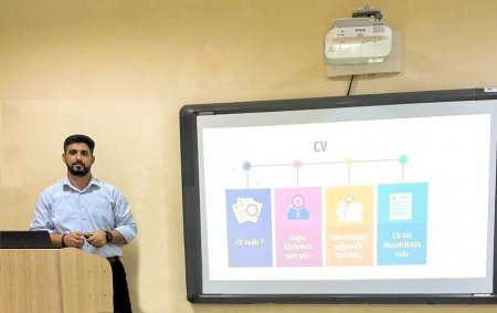 BMU-da “CV necə hazırlanmalıdır?” mövzusunda təlim keçirilib - FOTO