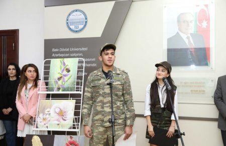 BDU-nun Biologiya fakültəsində Zəfər Gününə həsr olunmuş tədbir keçirilib - FOTO BDU-nun Biologiya fakültəsində Zəfər Gününə həsr olunmuş tədbir keçirilib - FOTO
