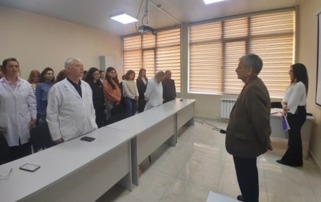 Biofizika İnstitutunda Zəfər Günü qeyd olunub