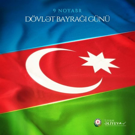 Prezident İlham Əliyev Dövlət Bayrağı Günü ilə bağlı paylaşım edib - FOTO
