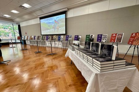 Corc Vaşinqton Universitetində Şuşa və Qarabağla bağlı kitabların təqdimatı keçirilib - FOTOLAR Corc Vaşinqton Universitetində Şuşa və Qarabağla bağlı kitabların təqdimatı keçirilib - FOTOLAR