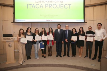 BANM-də ITACA layihəsinin bağlanış mərasimi keçirilib