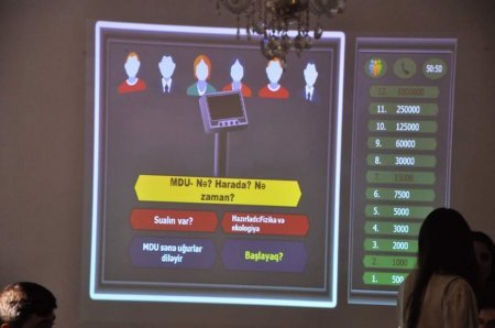 MDU-da Mingəçevirin 75 illiyinə həsr olunan bilik yarışı keçirilib - FOTO MDU-da Mingəçevirin 75 illiyinə həsr olunan bilik yarışı keçirilib - FOTO