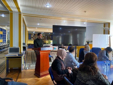 BDU-da Oman yazıçısı Coxa Əl-Harsi ilə görüş olub - FOTO