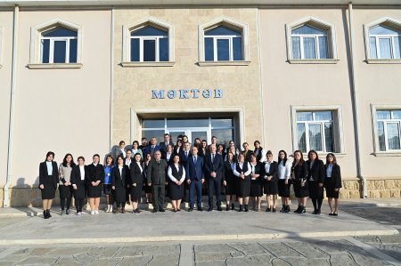 Emin Əmrullayev Naxçıvanda məktəblərdə olub - FOTOLAR