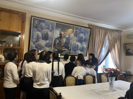 Muzeydə şagirdlərə Hüseyn Cavid yaradıcılığı ilə bağlı açıq dərs keçirilib - FOTO