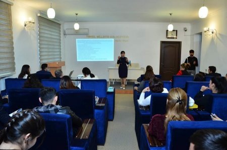 MDU-da "Tetahilinq nədir?” mövzusunda təlim keçirilib - FOTO