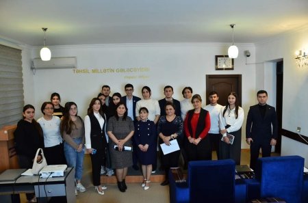 MDU-da "Tetahilinq nədir?” mövzusunda təlim keçirilib - FOTO