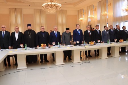 Gəncədə “Ulu Öndər və milli-mənəvi dəyərlərimiz” adlı konfrans keçirilib - FOTO