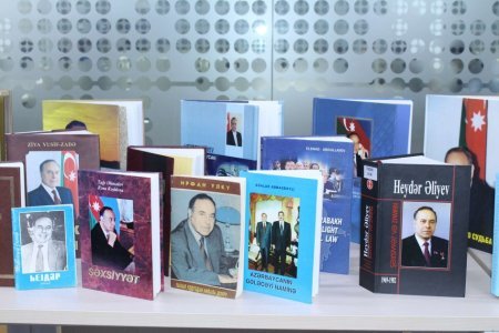“Heydər Əliyev nəşrlərdə” adlı kitab sərgisi təşkil olunub - FOTO