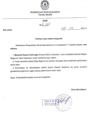 Regional Təhsil İdarəsi Fəzail Ağamalı və Etibar Əliyevə cavab verdi - FOTO Regional Təhsil İdarəsi Fəzail Ağamalı və Etibar Əliyevə cavab verdi - FOTO