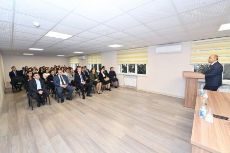 Emin Əmrullayev Dövlət Agentliyinin əməkdaşları ilə görüşüb - FOTO