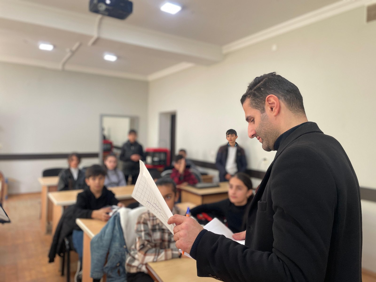 Astaranın kənd məktəbində şagirdlər üçün alternativ və bərpa olunan enerji mənbələri üzrə təlimlər keçirilir - FOTO