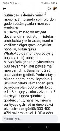 HAQQ ƏDALƏT PARTİYASININ İÇÜZÜ! 