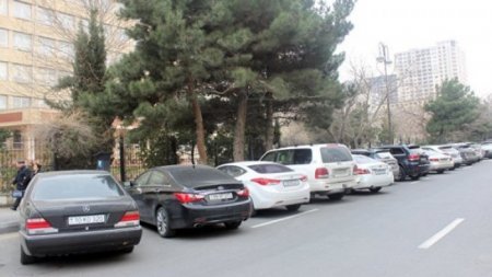 Şagirdlər məktəbə avtomobili özləri idarə edərək gəlir. 