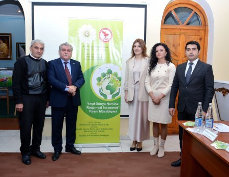 Yaşıl Dünya Naminə Rəqəmsal İncəsənət” Rəsm Müsabiqəsinin açılışı olub