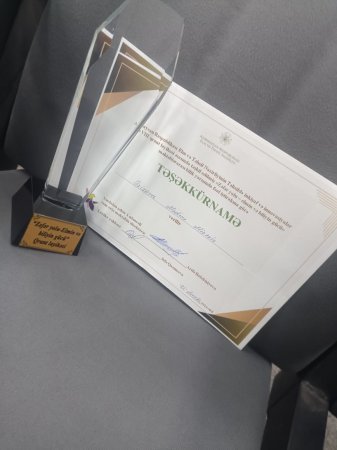 Şagirdlərimiz aktiv iştirakına görə təltif  edildi...