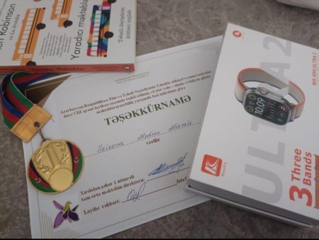 Şagirdlərimiz aktiv iştirakına görə təltif  edildi...