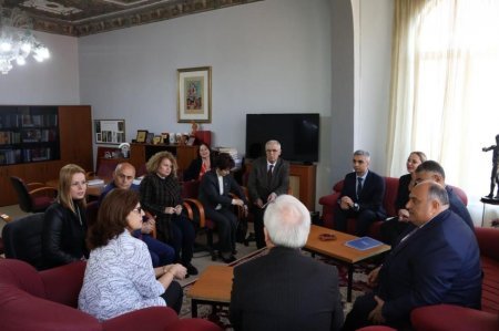 BSU ilə Albaniya Elmlər Akademiyası arasında əməkdaşlığın genişləndirilməsi məsələləri müzakirə edilib